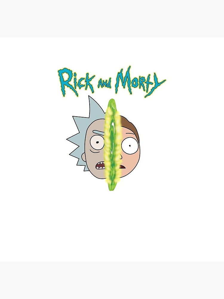 Rick and Morty face off by TatiDesign
