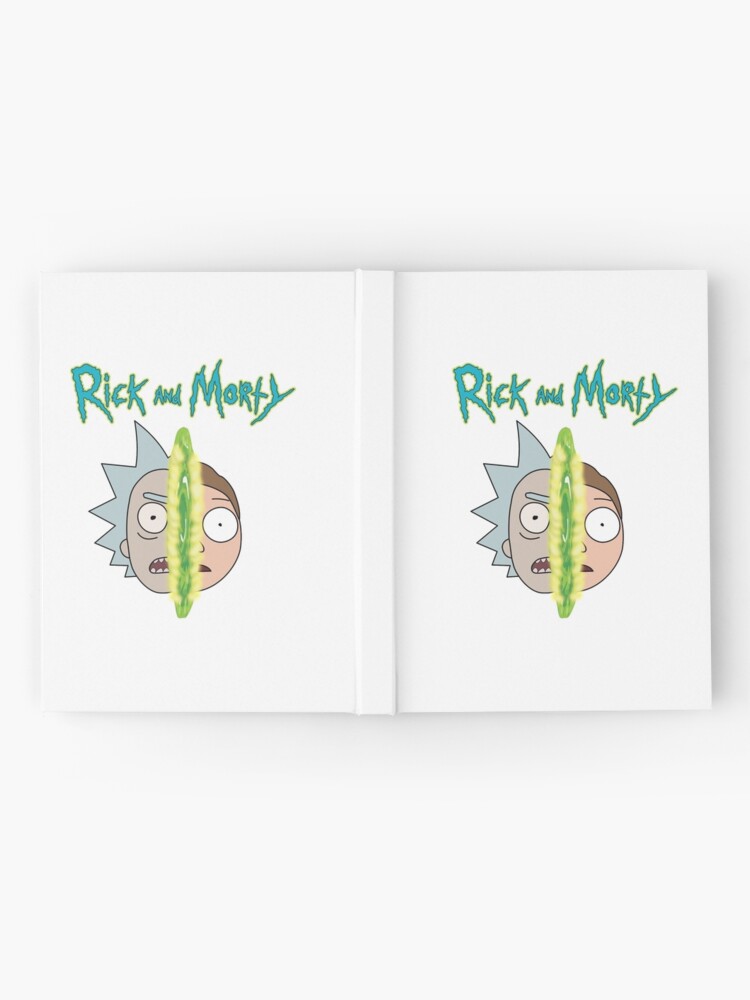 Alternate view of Rick and Morty face off Hardcover Journal