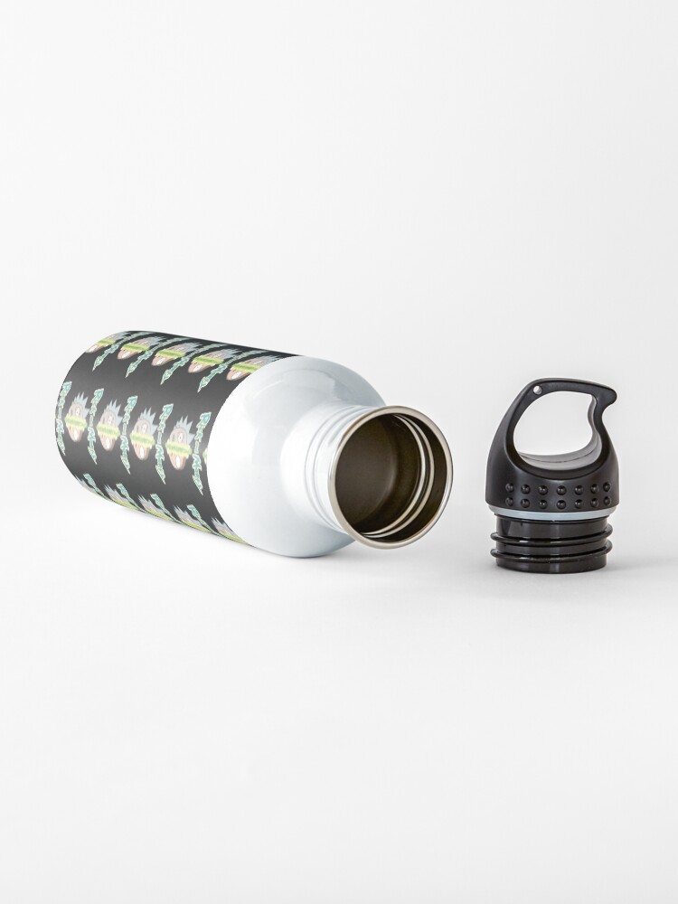 Alternate view of Rick and Morty face off Water Bottle