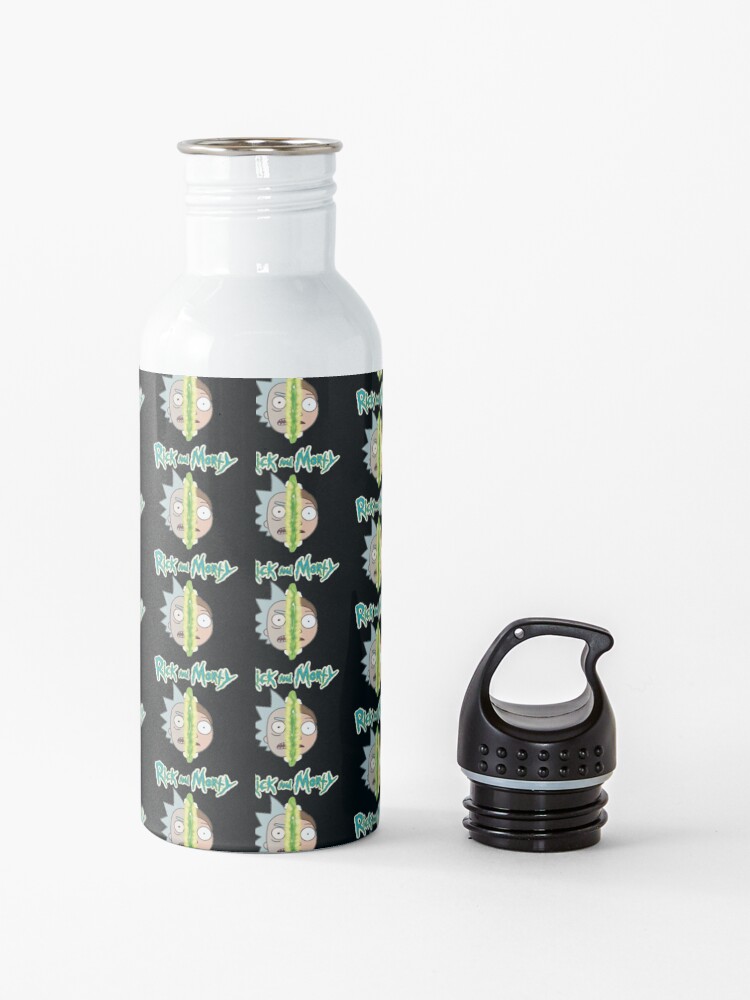 Alternate view of Rick and Morty face off Water Bottle