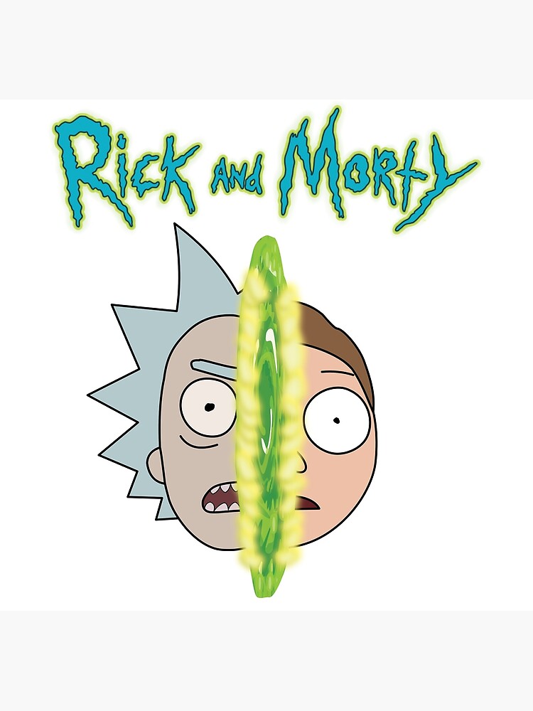 Rick and Morty face off by TatiDesign