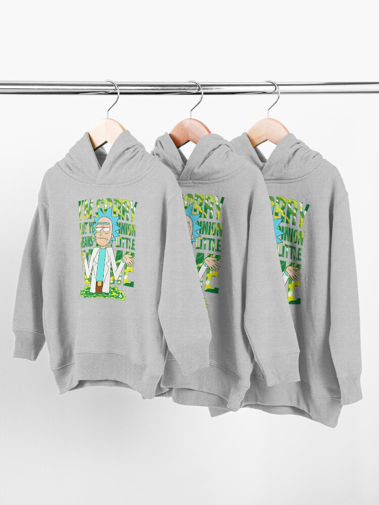 Alternate view of sorry but your opinion means very little to me Toddler Pullover Hoodie