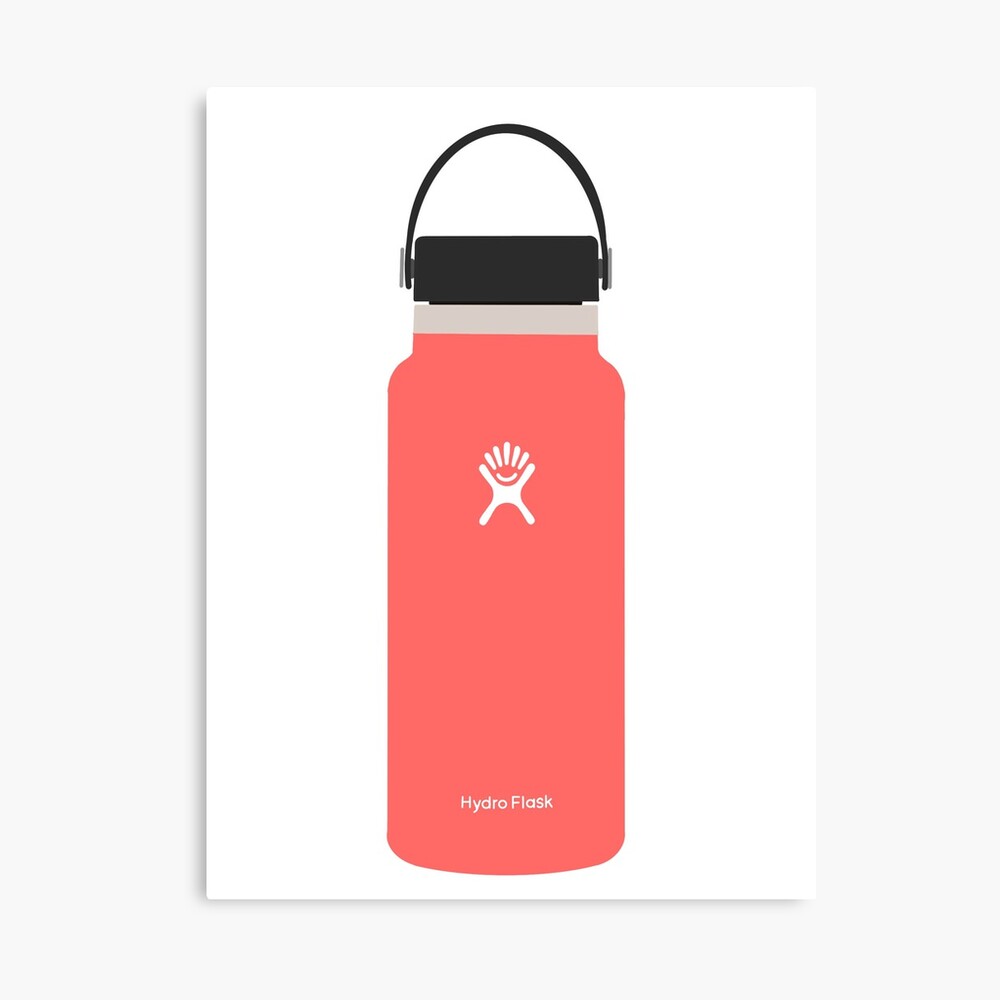 Hibiscus Print BPA-Free Plastic Water Bottles - 12 Ct.