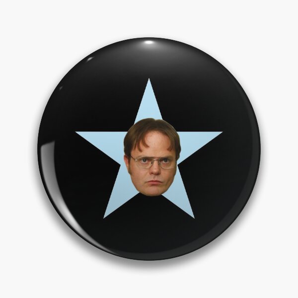 Aperçu de l'œuvre American Idol Star de Dwight: fond noir créée et vendue par HiNoonStudio.