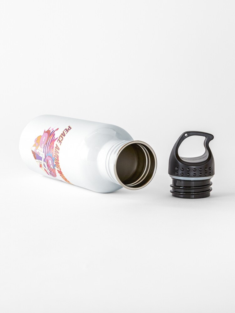 Alternate view of peace among world rick and morty Water Bottle