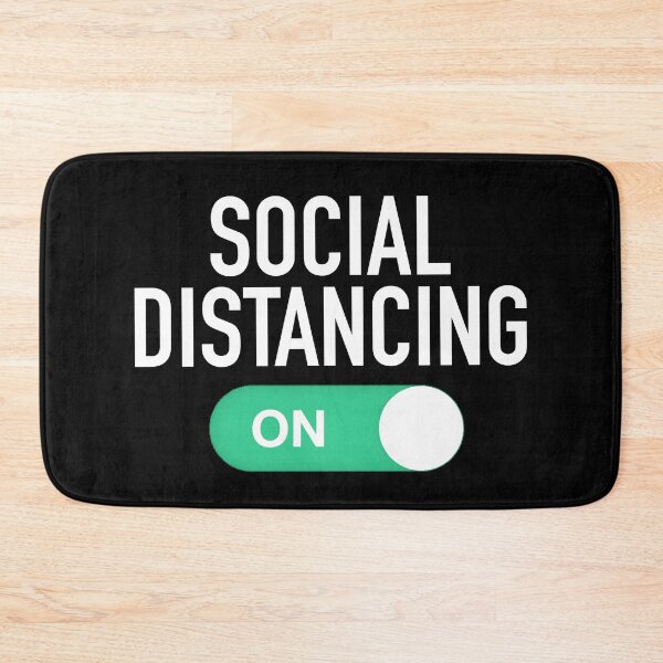 Item preview, Social Distancing ON ,Distancing before it was cool, Social Distancing OFF ,funny T-Shirt designed and sold by SLV7R.