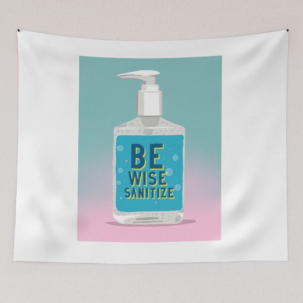 Item preview, Be Wise Sanitize designed and sold by rjartworks.