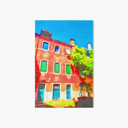 Colour in Venice Art Board Print