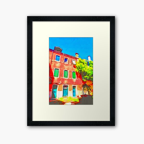 Colour in Venice Framed Art Print