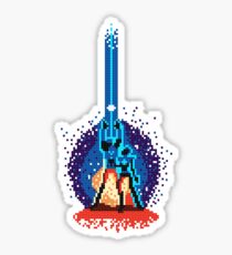 Tron Pixelated Sticker
