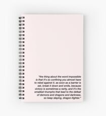 Dragon Fighter Spiral Notebook