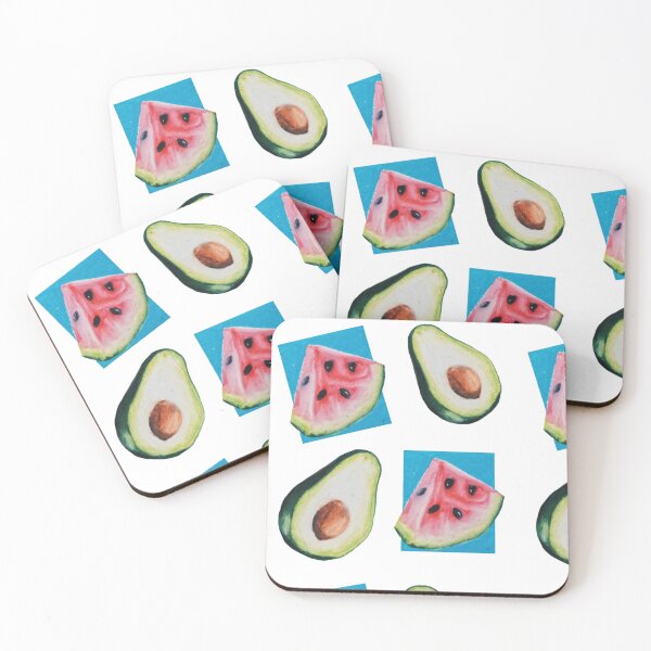 Item preview, Watermelon and Avocado~Fruity and Colourful! designed and sold by floweryhaven.