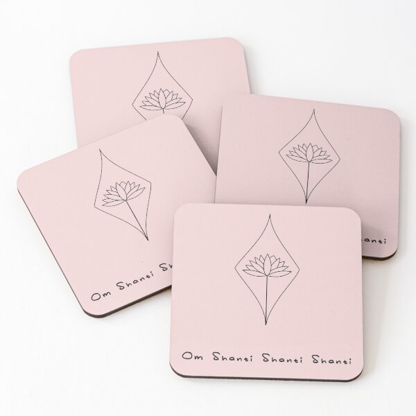 Item preview, Lotus Om Shanti Shanti Shanti | Lotus Flower | Yoga Meditation designed and sold by Sadhana Design Studio.