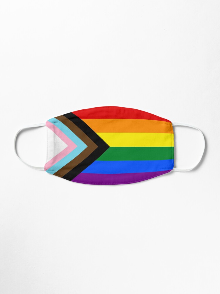 Pride Progress Lgbt Flag Mask By Designili Redbubble 