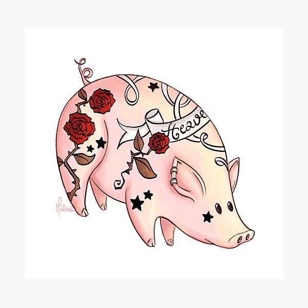 joebonanno:chef-butcher-black-and-grey-food-pig-pork