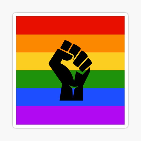 BLM Pride - rainbow Sticker