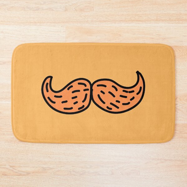 Item preview, Orange Irish leprechaun moustache designed and sold by Maria Simone.