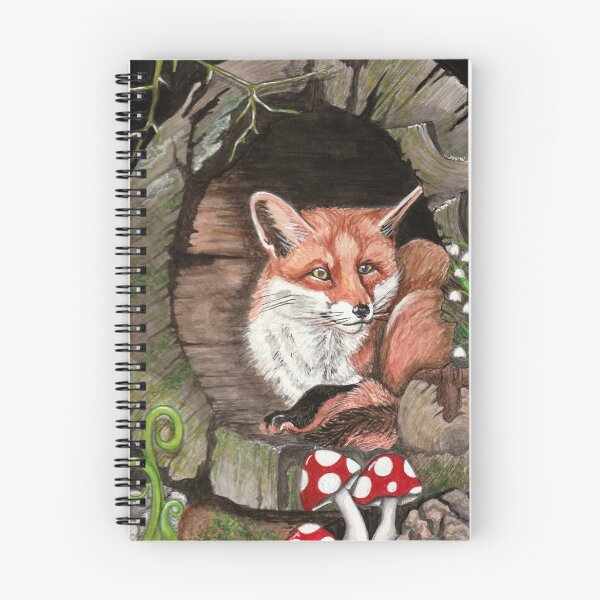 Item preview, Fox in a log designed and sold by LMcK.