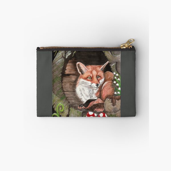 Item preview, Fox in a log designed and sold by LMcK.