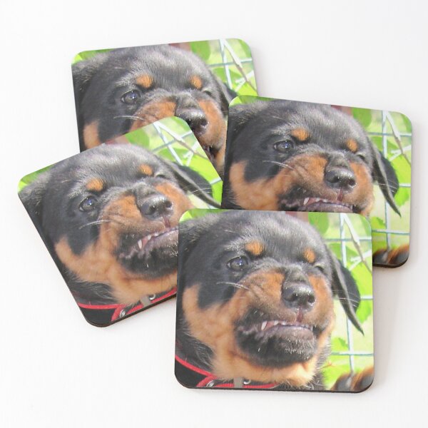 Item preview, Funny Grumpy Faced Rottweiler Puppy  designed and sold by taiche.