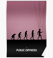 99 Steps of Progress - Public opinion Poster