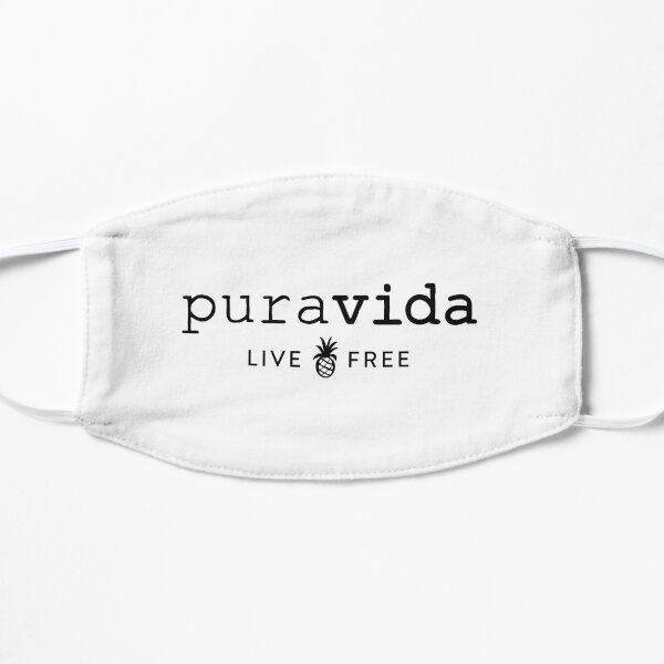 Puravida Logo Sticker Flat Mask