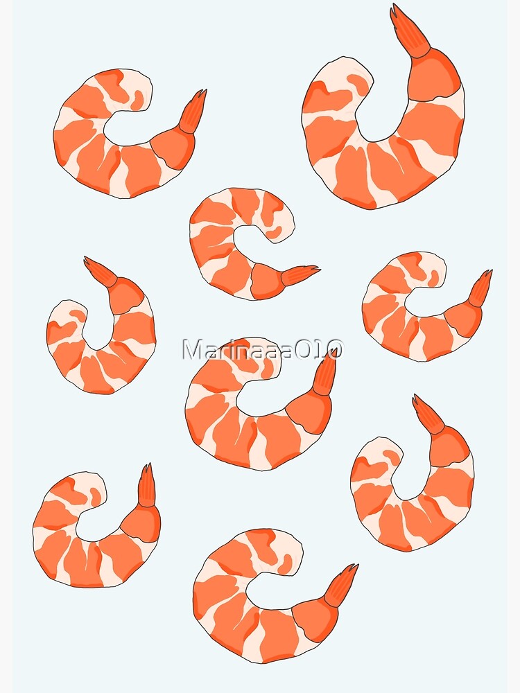 Prawn Shrimp Prawn Shrimp Poster for Sale by Marinaaa010
