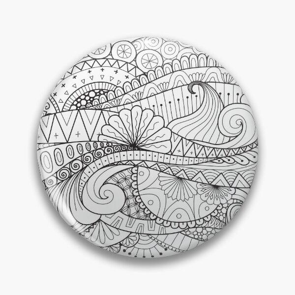 Item preview, Patrón abstracto Zen Doodle designed and sold by lellamars.