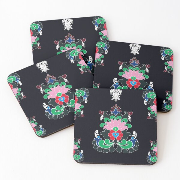 Item preview, Lotus pattern with dark blue background designed and sold by SueSakpal.