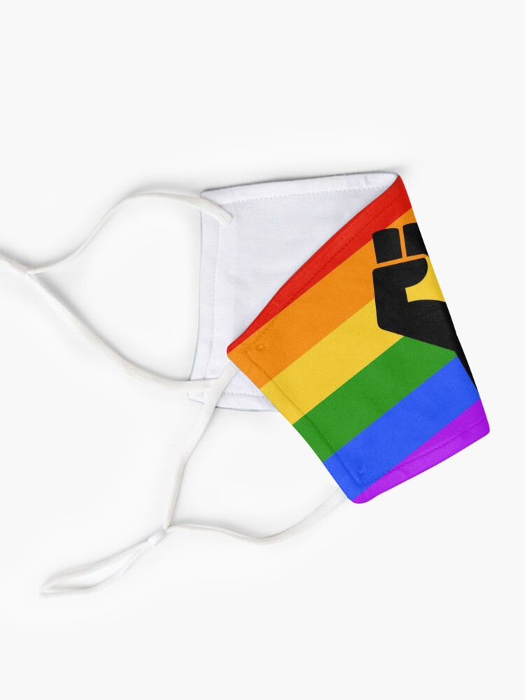 Blm Pride Rainbow Mask For Sale By Ashleenychee44 Redbubble 9409