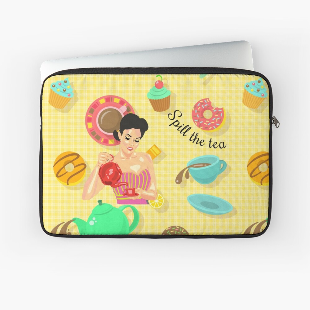 Spill the Tea Laptop Sleeve