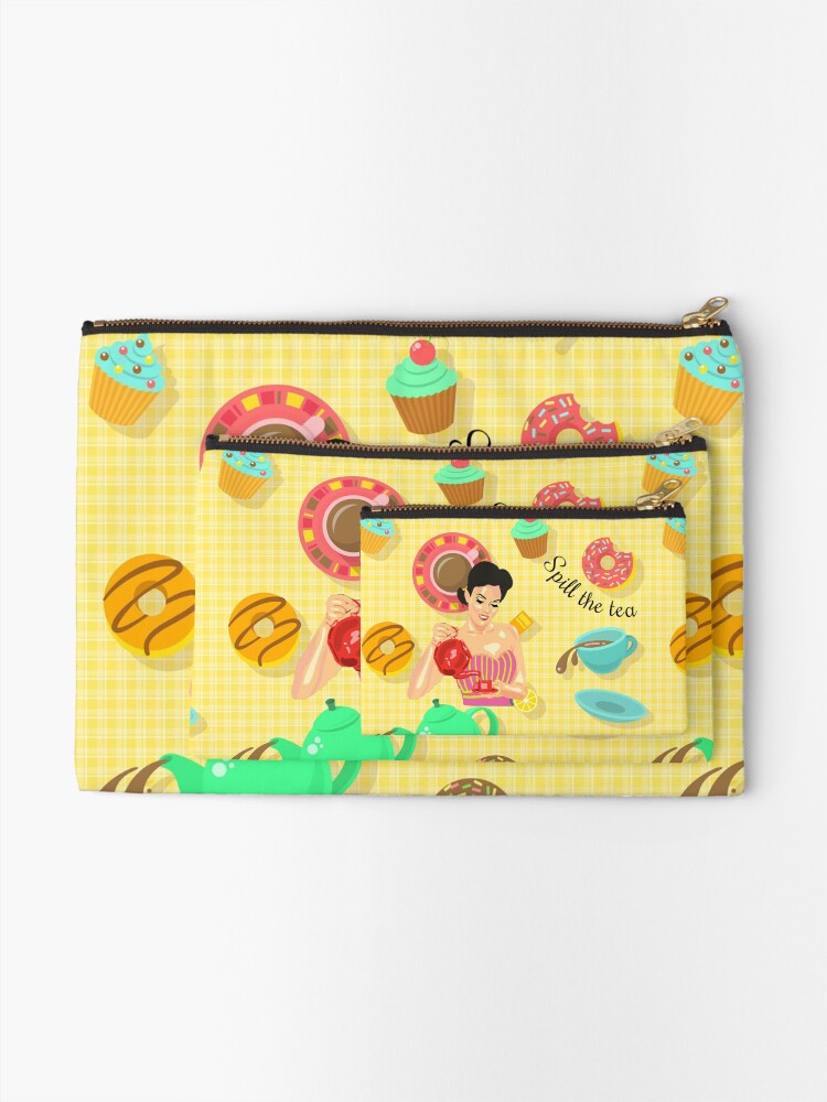 Alternate view of Spill the Tea Zipper Pouch