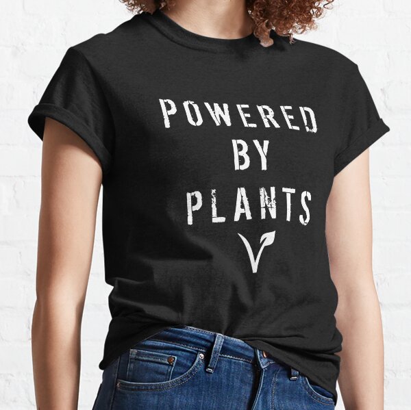  Powered By Plants T-Shirt Vegan Workout Shirt