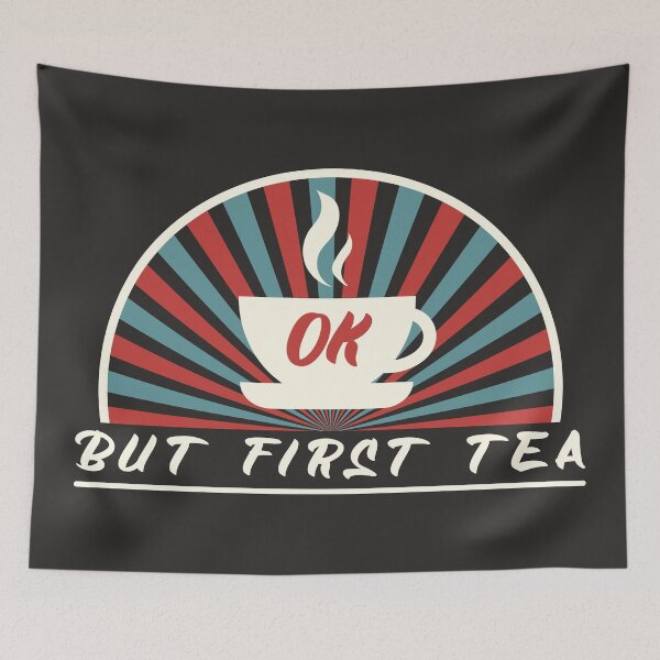 Item preview,  whose passion is drinking tea. T-shirt with a saying as a funny gift idea. designed and sold by blikonie.