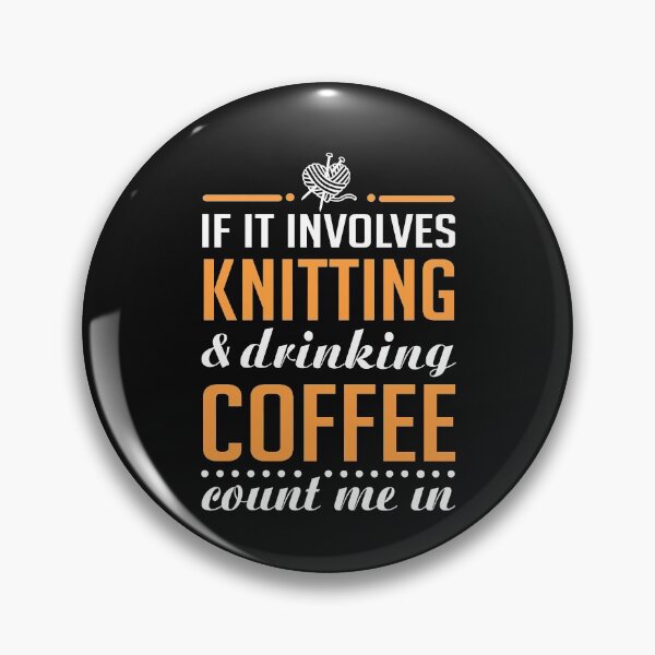 Item preview, Knitting and Drinking Coffee designed and sold by KsuAnn.