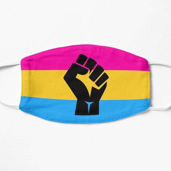 BLM Pride - pansexual Flat Mask