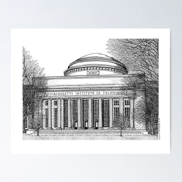 Item preview, MIT Killian Court-Cambridge designed and sold by Conor Plunkett.