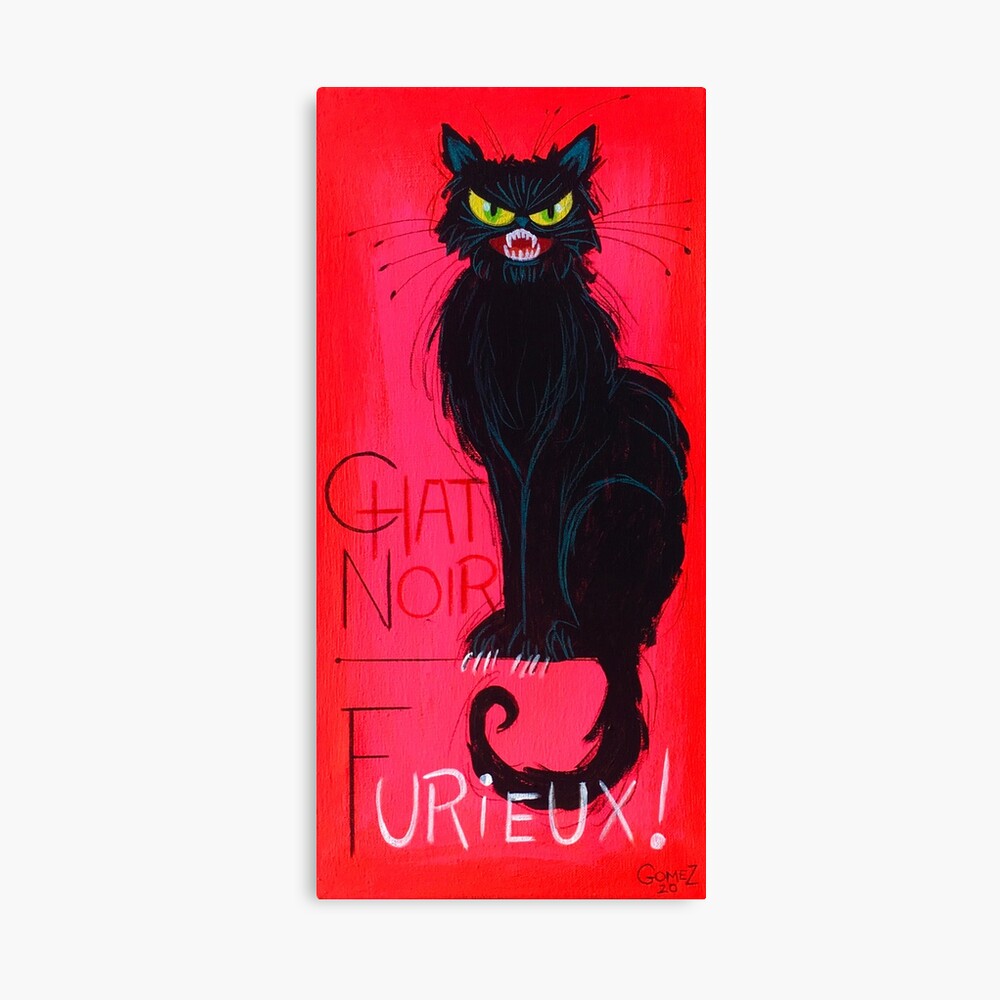 Impression Photo Chat Noir S Enerve Chat Noir En Colere Par Elgatogomez Redbubble