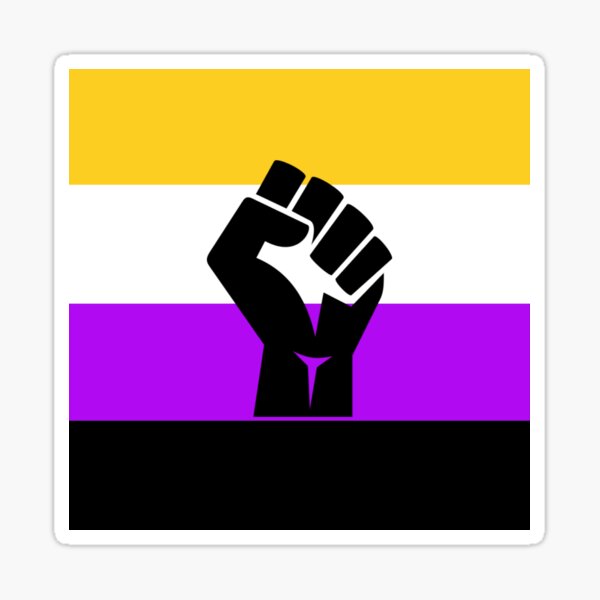 BLM Pride - nonbinary Sticker