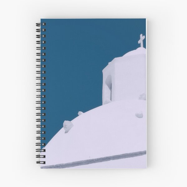 Item preview, Traditional church dome, small village, Santorini island, Greece. Blue. designed and sold by Santorini Gallery.