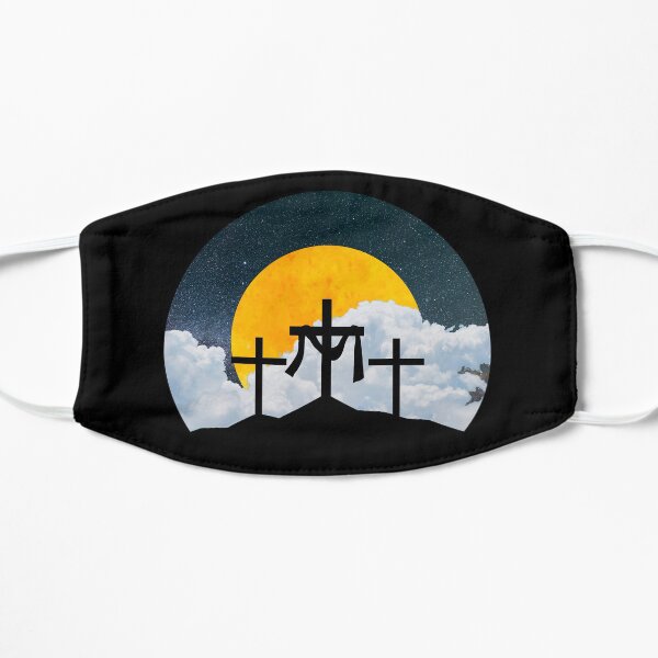 Moonlit Cross Flat Mask