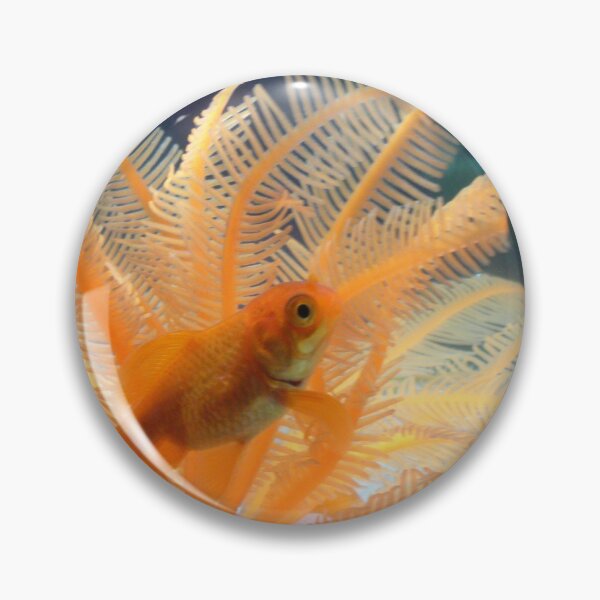 Item preview, Gold fish and the orange plant designed and sold by Red bubble Artist.