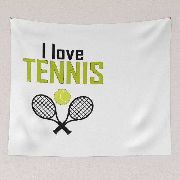 Item preview, I love tennis designed and sold by Jannis12.