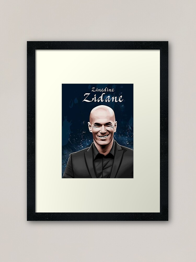 Zinedine Zidane Framed Art Prints for Sale - Fine Art America