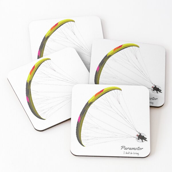 Item preview, One of our new Paramotor designs in Yellow with "I don't do boring" designed and sold by TheGecko02.