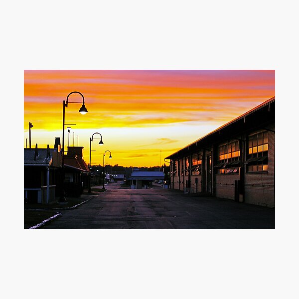 Twilight at the Fairgrounds Photographic Print