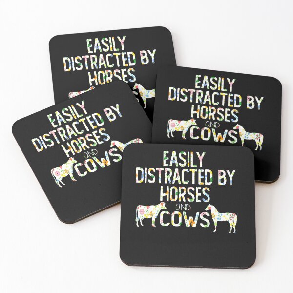 Item preview, easily distracted by horses and cows Gift For Ladies designed and sold by alaechamlal.