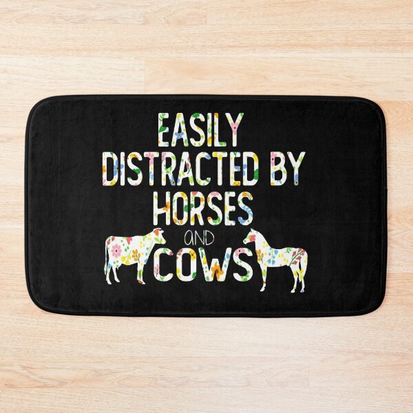 Item preview, easily distracted by horses and cows Gift For Ladies designed and sold by alaechamlal.