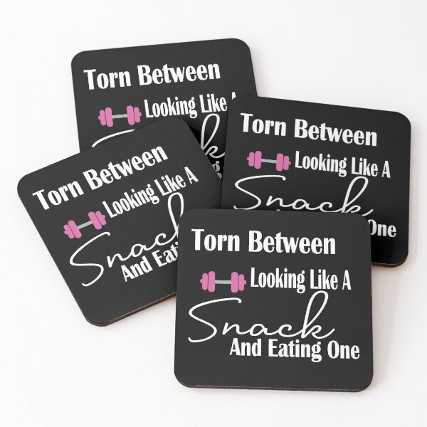 Item preview, Torn Between Looking Like A Snack And Eating One:funny gym,funny for women,funny with sayings,funny gifts idea,funny workout for womens designed and sold by hanaa01.