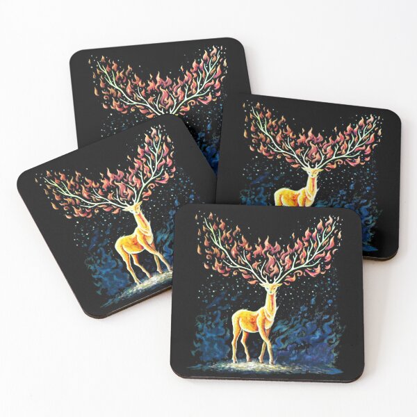 Item preview, Fire Deer Spirit designed and sold by Ashdei.